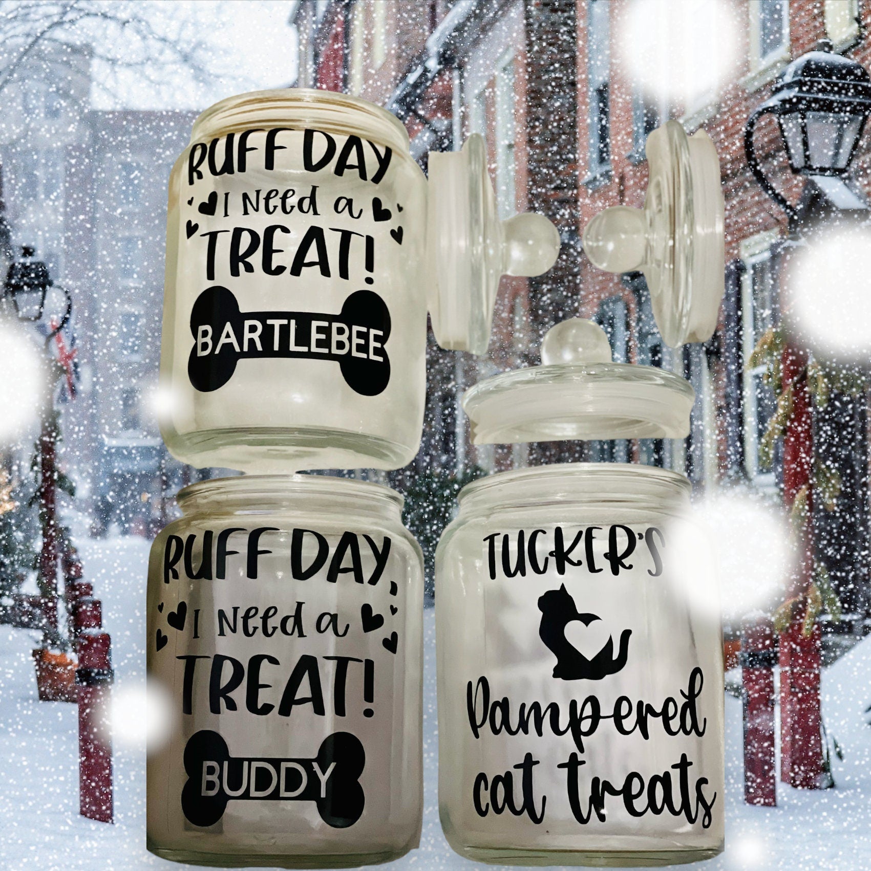 Custom Pet Treat Jars